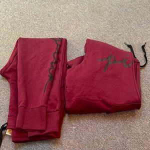 PINK sweater and joggers